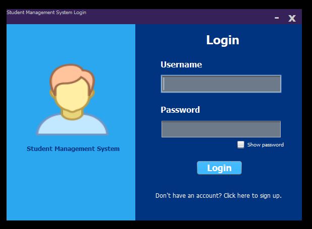 Student Management System Image